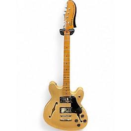 Used Squier Classic Vibe Starcaster Natural Hollow Body Electric Guitar
