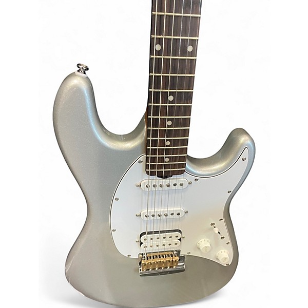 Used Sterling by Music Man CT50 Cutlass HSS silver Solid Body Electric Guitar