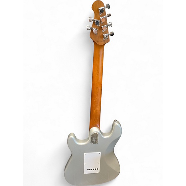 Used Sterling by Music Man CT50 Cutlass HSS silver Solid Body Electric Guitar