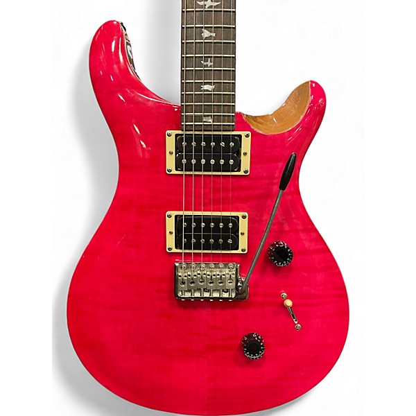 Used PRS SE Custom 24 Bonnie Pink Solid Body Electric Guitar