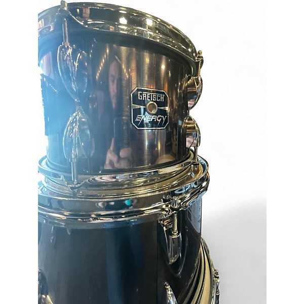 Used Gretsch Drums 5 Piece Energy GRAY STEEL Drum Kit