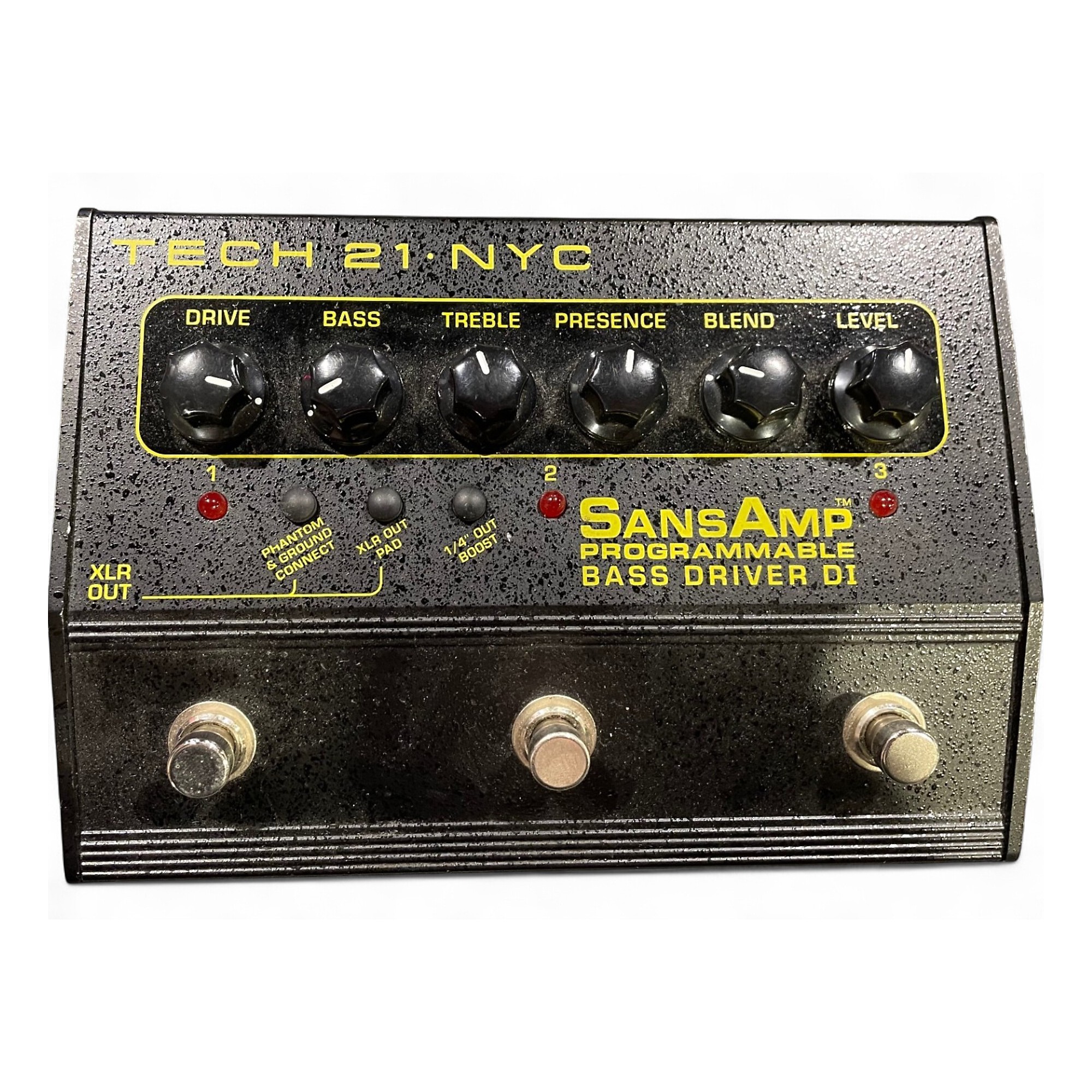 Used Tech 21 Sansamp PBDR Bass Driver DI Bass Effect Pedal