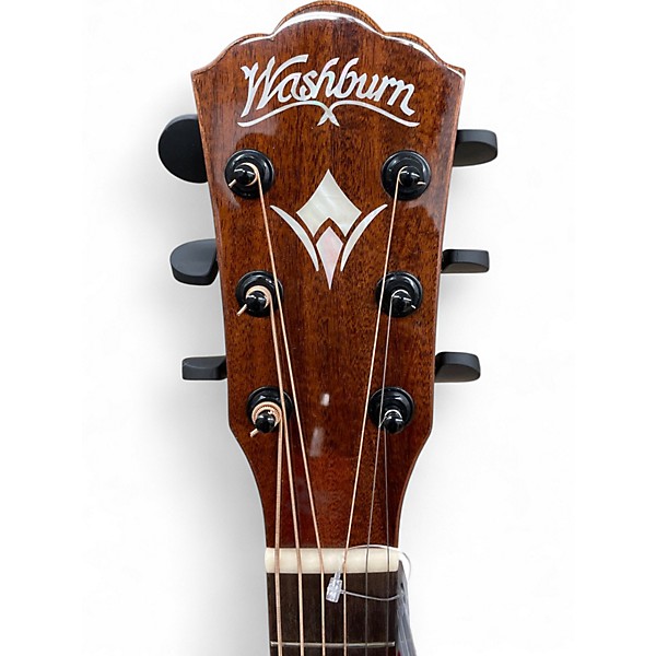 Used 2004 Washburn WCG55CE Koa Acoustic Electric Guitar
