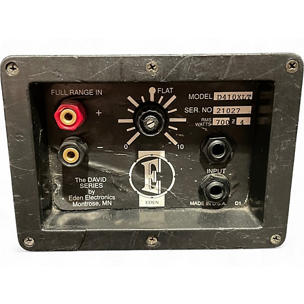Used Eden D410XLT 700W 4x10 Bass Cabinet