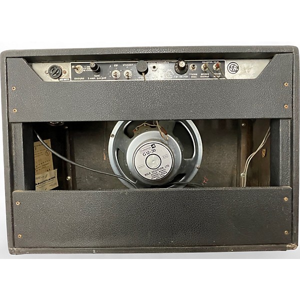 Vintage 1966 Fender Deluxe Reverb Tube Guitar Combo Amp