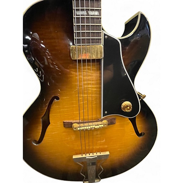 Used 2007 Gibson ES165 HERB ELLIS Tobacco Sunburst Hollow Body Electric Guitar