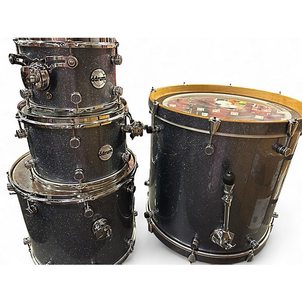 Used ddrum 4 Piece Reflex Series Ice Blue Metallic Drum Kit