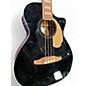Used Fender Kingman 4-String Black Acoustic Bass Guitar