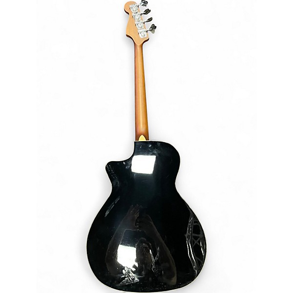 Used Fender Kingman 4-String Black Acoustic Bass Guitar