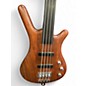 Used Warwick Pro Series Standard Corvette 4 String Fretless Natural Electric Bass Guitar