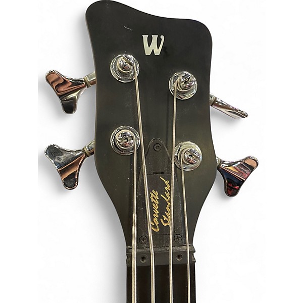 Used Warwick Pro Series Standard Corvette 4 String Fretless Natural Electric Bass Guitar
