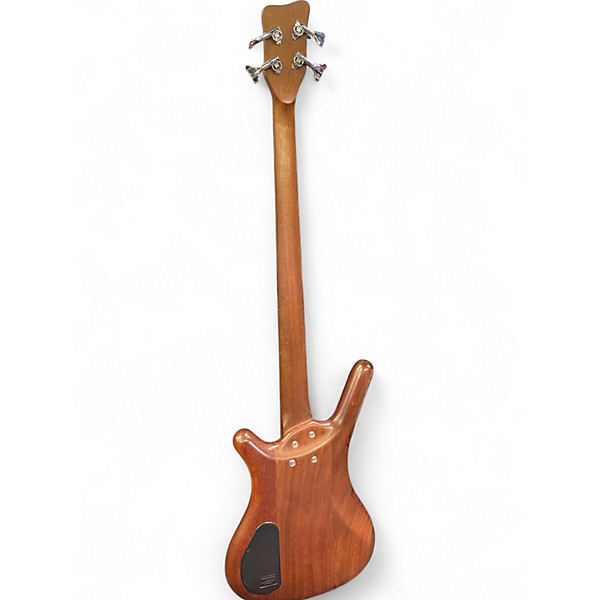Used Warwick Pro Series Standard Corvette 4 String Fretless Natural Electric Bass Guitar
