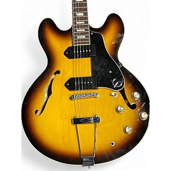 Used Epiphone Elitist 1965 Casino Vintage Sunburst Hollow Body Electric Guitar
