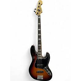 Used Fender American Elite Jazz Bass Tobacco Burst Electric Bass Guitar