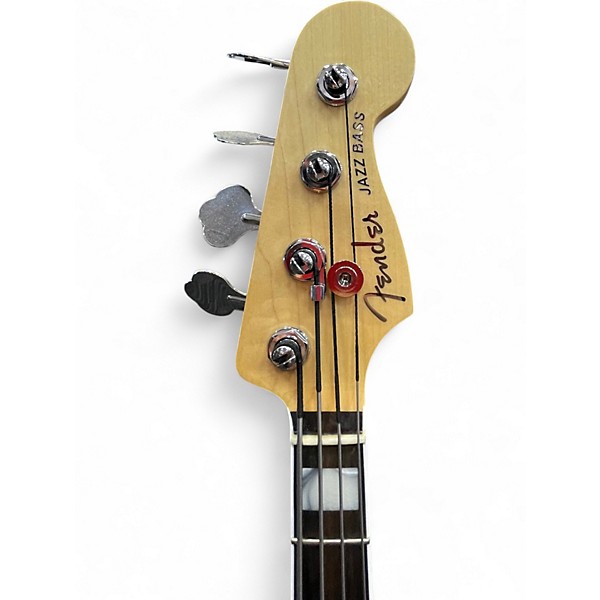 Used Fender American Elite Jazz Bass Tobacco Burst Electric Bass Guitar