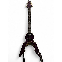 Used Jay Turser warlord purple flame Solid Body Electric Guitar