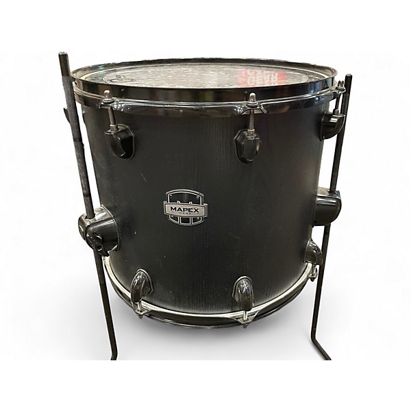 Used Mapex 4 Piece MARS Black Drum Kit
