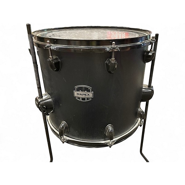 Used Mapex 4 Piece MARS Black Drum Kit