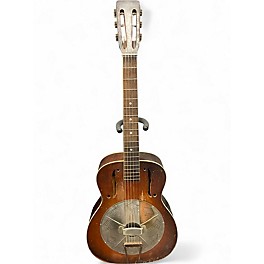 Used National Resophonic Style O Natural Resonator Guitar