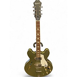 Used Epiphone Casino worn satin green Hollow Body Electric Guitar