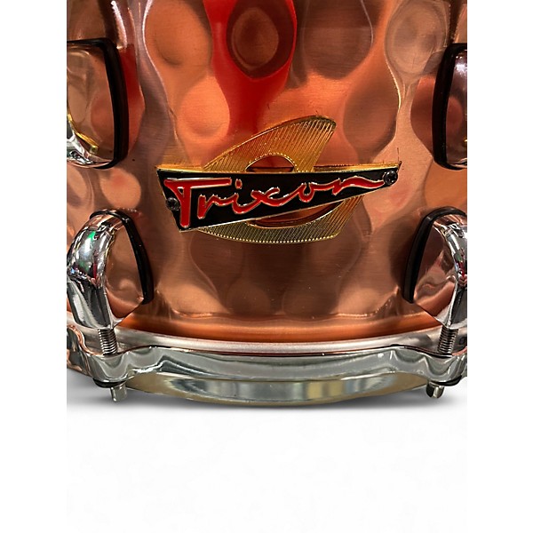 Used Trixon 5X14 CONCERT COPPER HAMMERED COPPER Drum