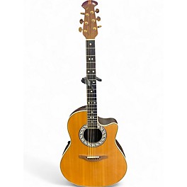 Used Ovation 1767 Legend Vintage Natural Acoustic Electric Guitar