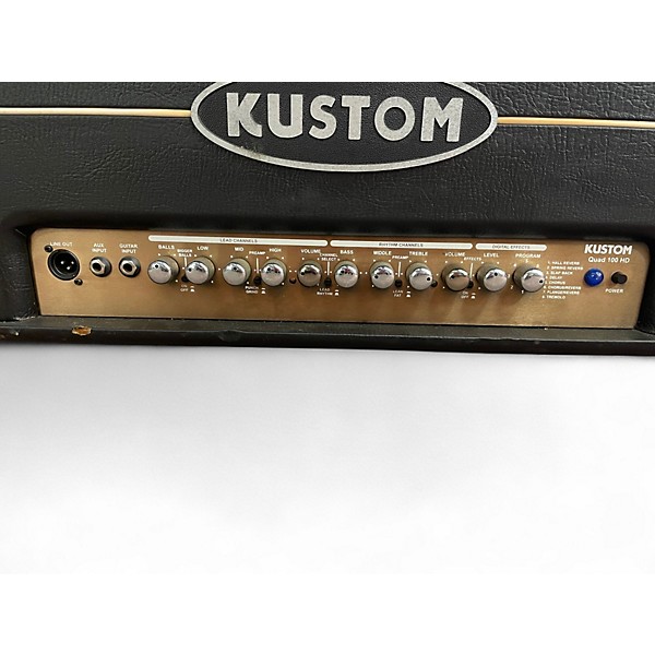 Used Kustom QUAD 100HD Solid State Guitar Amp Head