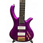 Used Schecter Guitar Research Freezesickle Purple Electric Bass Guitar