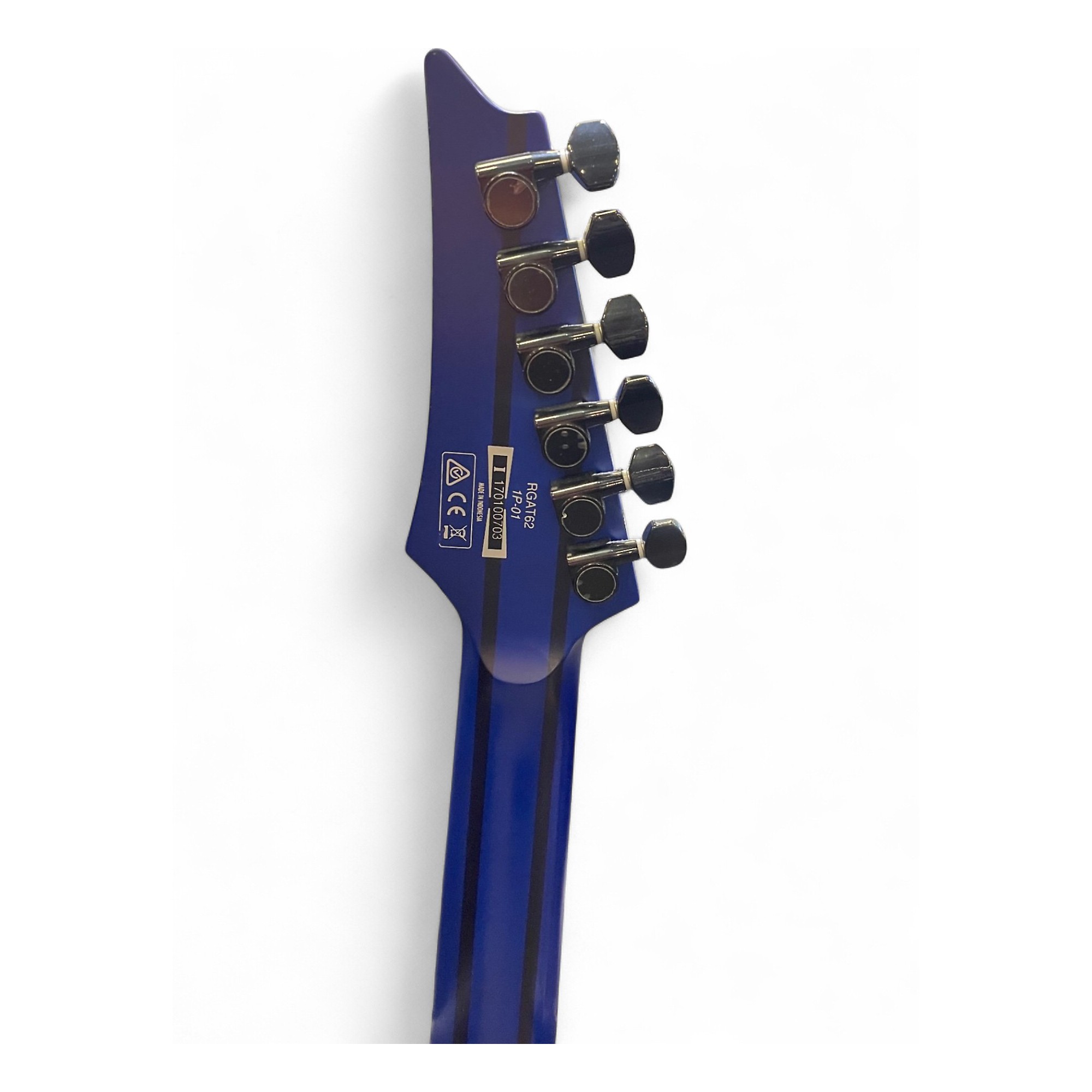 Used Ibanez RGAT62 Blue Solid Body Electric Guitar Blue