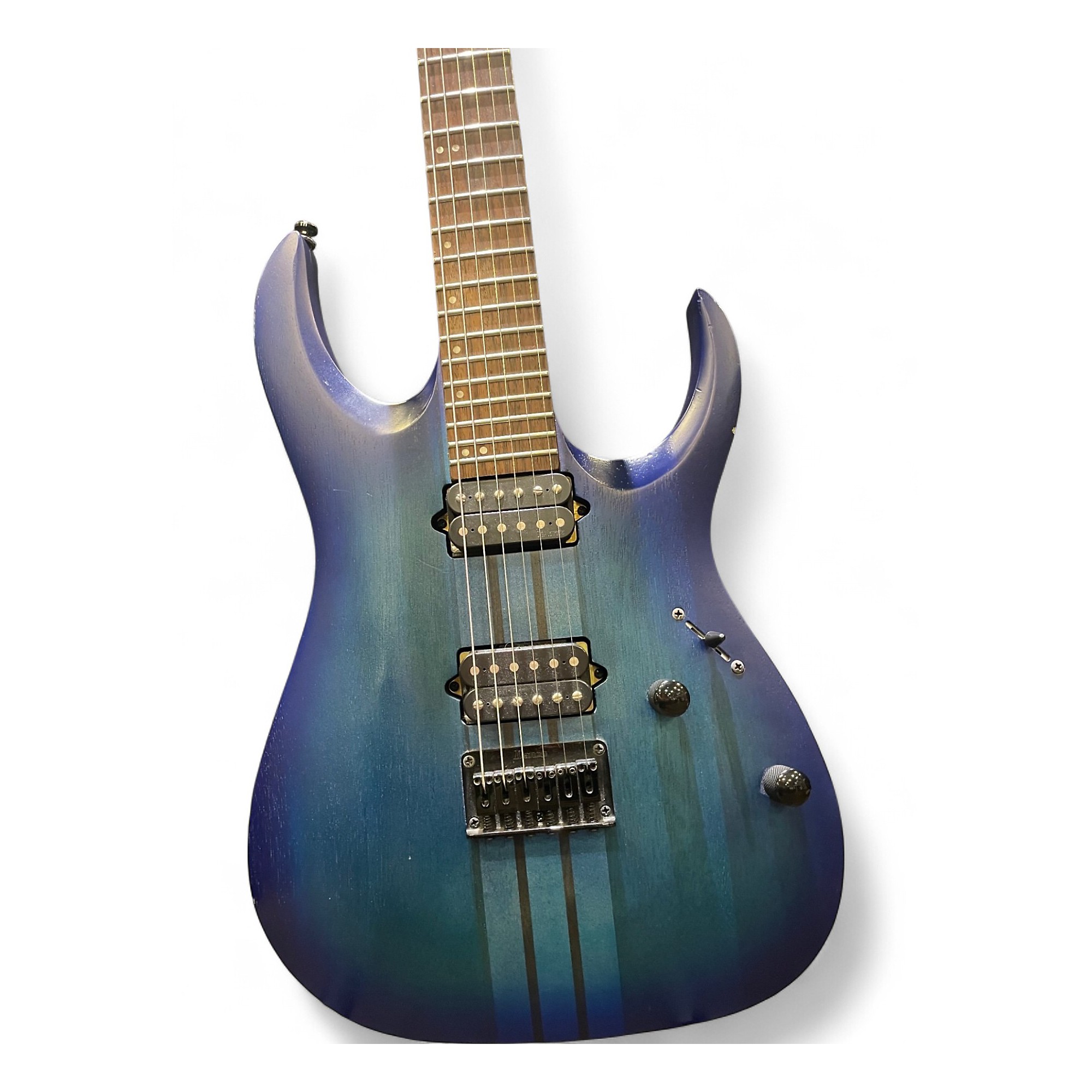 Used Ibanez RGAT62 Blue Solid Body Electric Guitar Blue