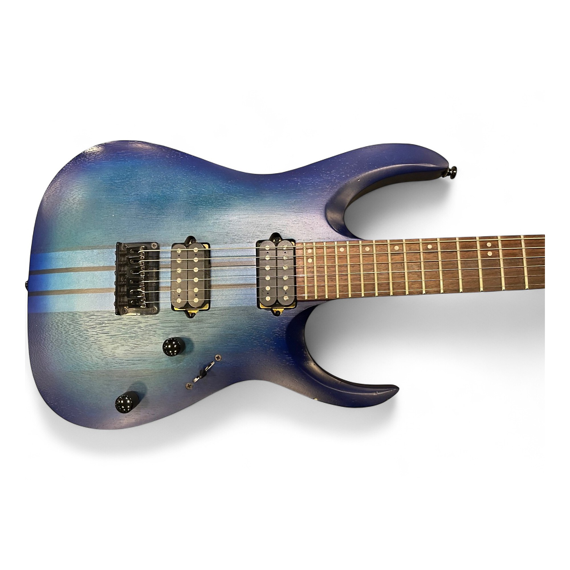 Used Ibanez RGAT62 Blue Solid Body Electric Guitar Blue