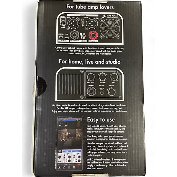 Used Two Notes AUDIO ENGINEERING Torpedo Captor X Guitar Preamp