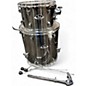 Used Pearl 4 Piece Export Smokey Chrome Drum Kit