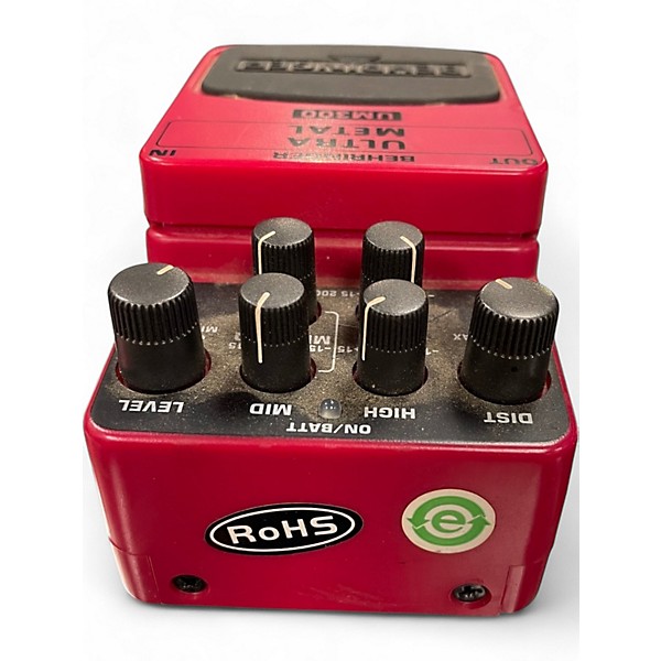 Used Behringer UM300 Ultra Metal Distortion Effect Pedal