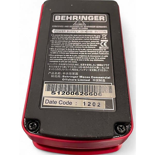 Used Behringer UM300 Ultra Metal Distortion Effect Pedal