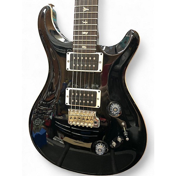 Used 2021 PRS Custom 24-08 Black Solid Body Electric Guitar