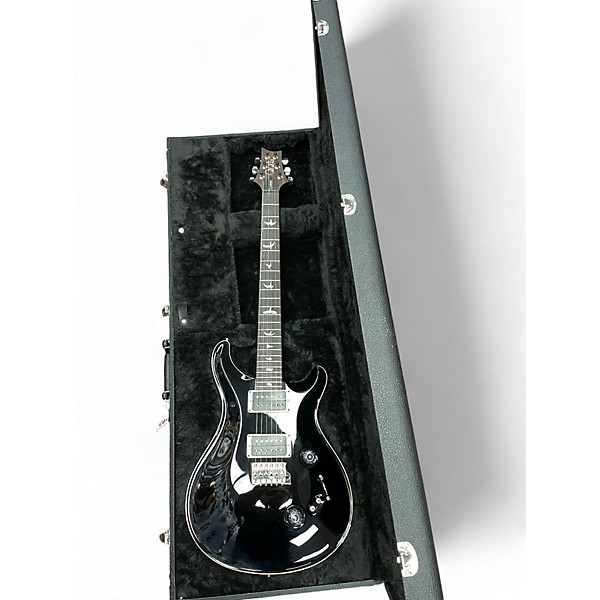 Used 2021 PRS Custom 24-08 Black Solid Body Electric Guitar