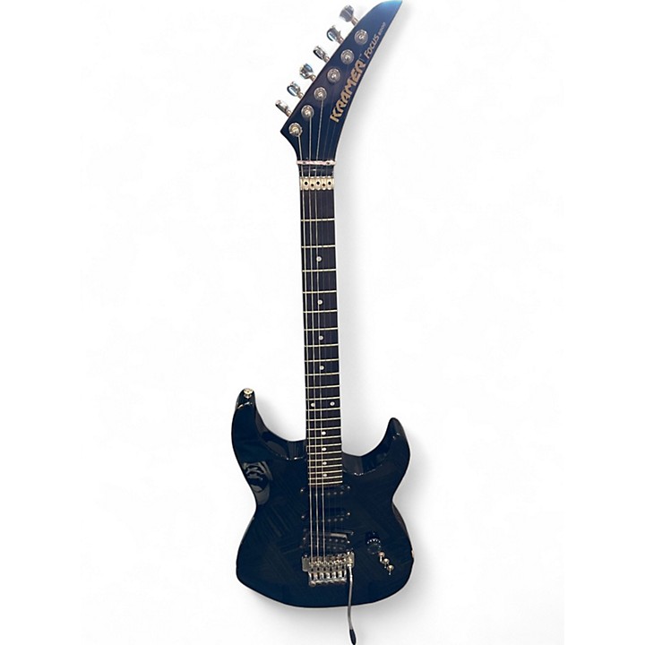 Vintage 1988 Kramer FOCUS 6000 Black Solid Body Electric Guitar