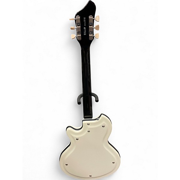 Used Supro Martinique Alpine White Hollow Body Electric Guitar