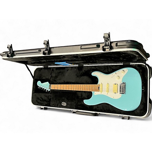 Used Jackson MJ Series Signature Misha Mansoor So-Cal Daphne Blue Solid Body Electric Guitar