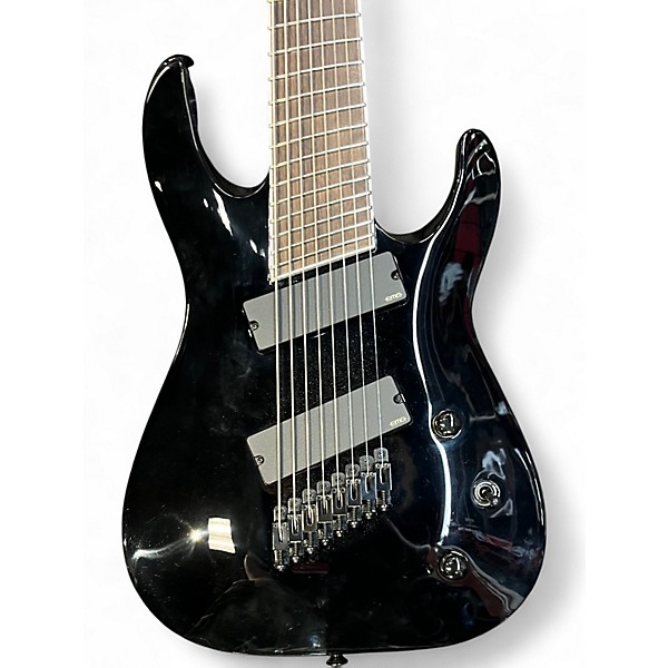 Used Jackson SLATX8 Black Solid Body Electric Guitar