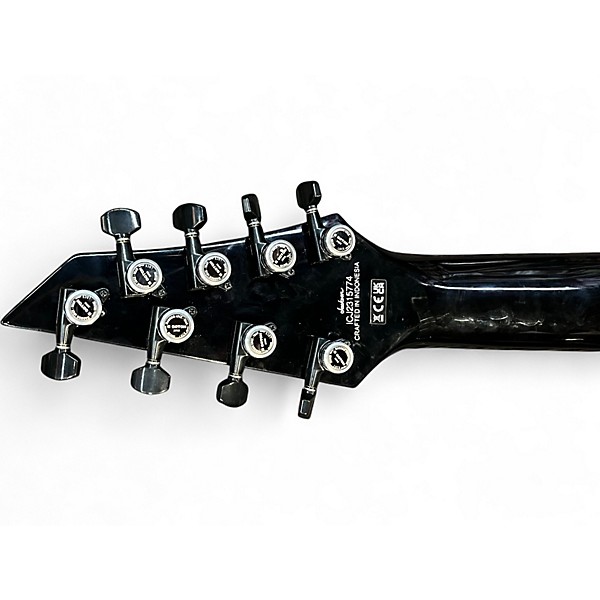 Used Jackson SLATX8 Black Solid Body Electric Guitar