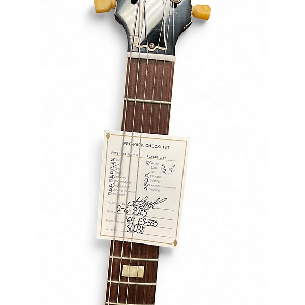 Used Gibson Custom Dealer Select 1964 ES-335 SPARKLING BURGUNDY Hollow Body Electric Guitar