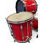 Used 1960s Ludwig 5 Piece SHADOW CLASSIC Candy Apple Red Drum Kit
