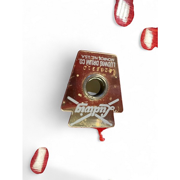 Used 1960s Ludwig 5 Piece SHADOW CLASSIC Candy Apple Red Drum Kit