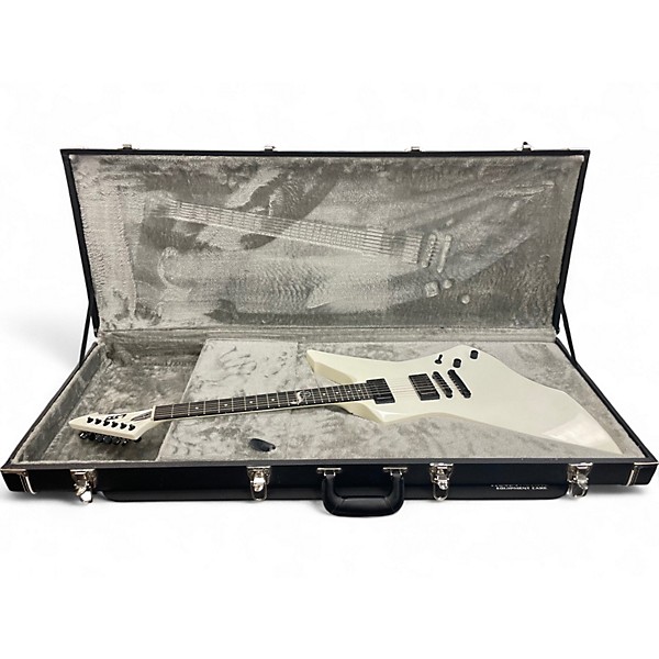 Used ESP LTD SNAKEBYTE Snow White Solid Body Electric Guitar