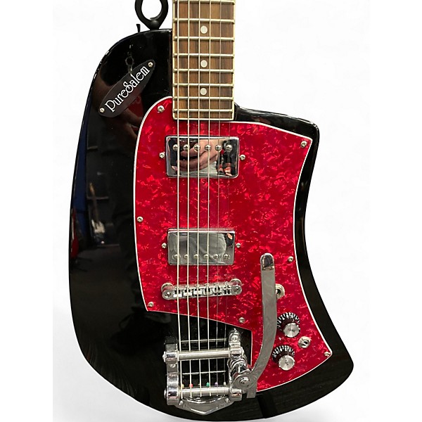 Used Puresalem ZODIAC Black Solid Body Electric Guitar