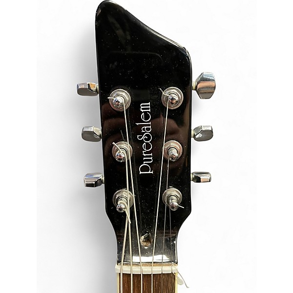 Used Puresalem ZODIAC Black Solid Body Electric Guitar