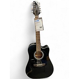 Used Takamine GD30CE-12 Black 12 String Acoustic Electric Guitar