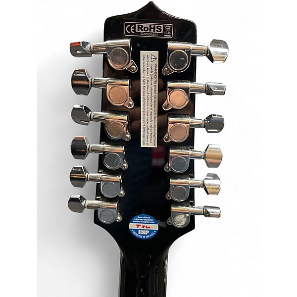 Used Takamine GD30CE-12 Black 12 String Acoustic Electric Guitar